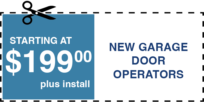 199 new garage door operators Smithtown