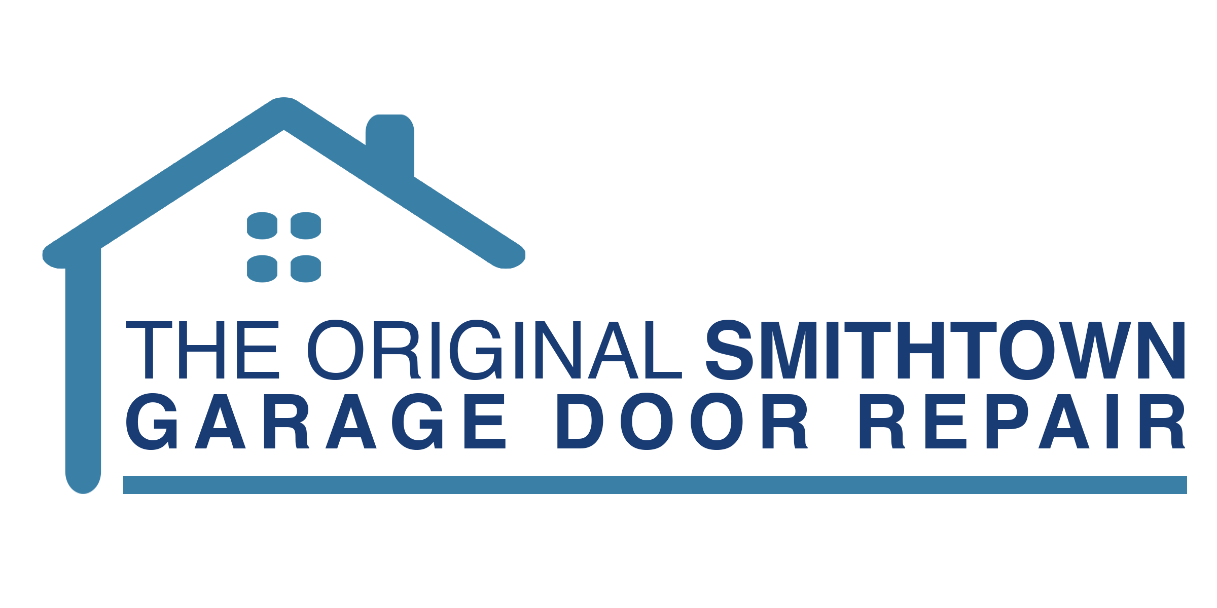 the original garage door repair Smithtown logo